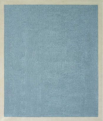 Senza titolo (azzurro) - Doors to thought di Morandi Albano